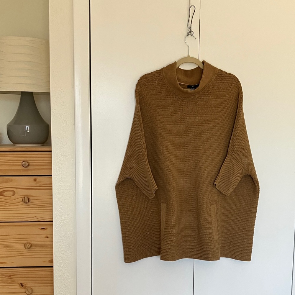 H&M • poncho sweater